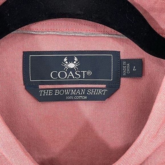 NWT Coast Men's Spice "The Bowman Shirt" Long Sleeve Button Down Size Large - Picture 3 of 5